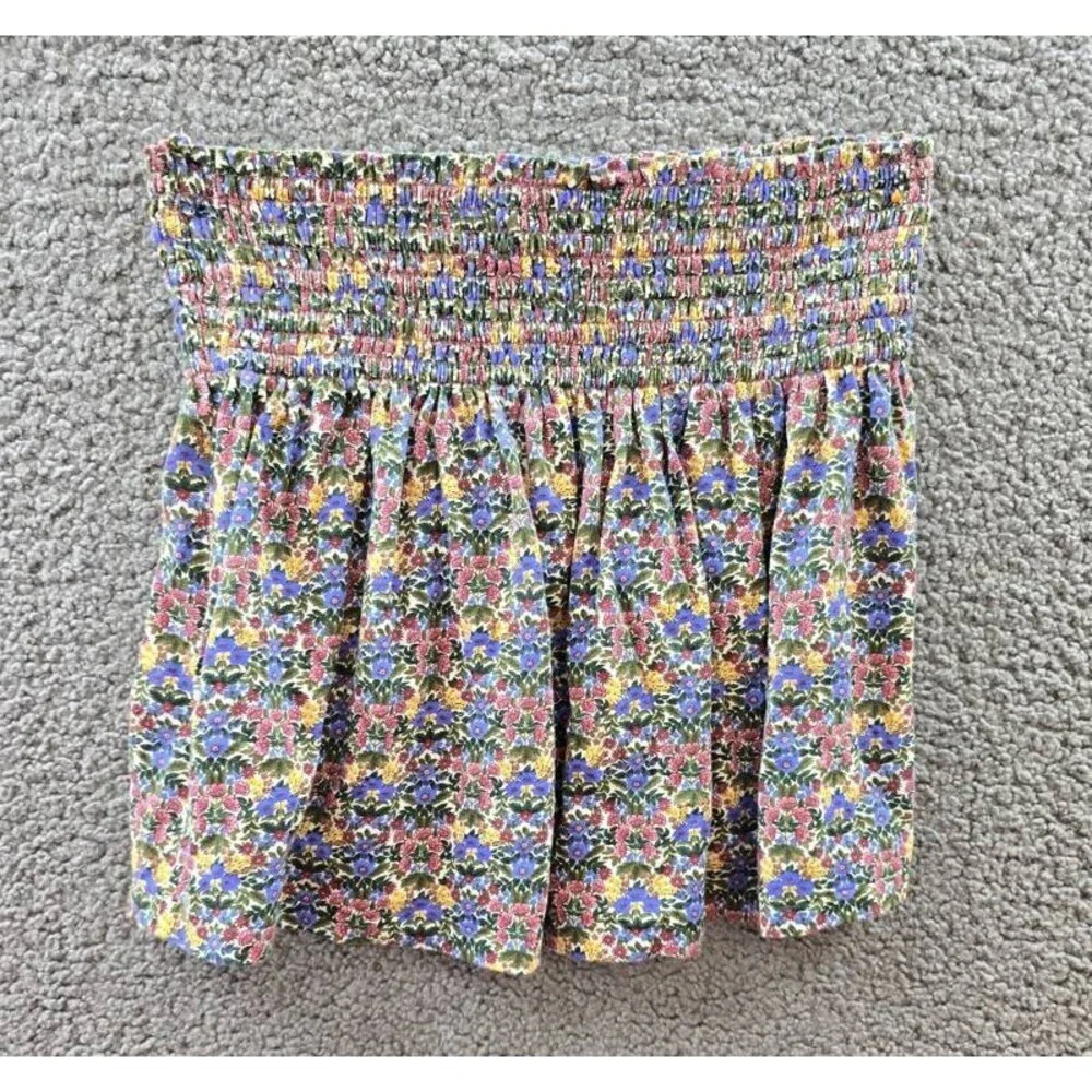 Polo Ralph Lauren Floral Smocked Top and Skirt Set Girls' L (12-14) Multi PullOn